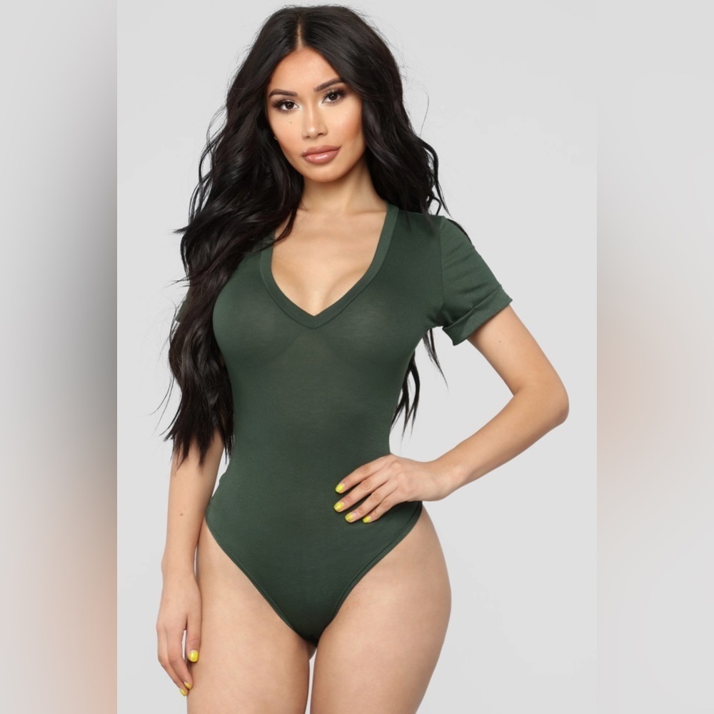 Favorite Tee Bodysuit - Dark Olive 🫒